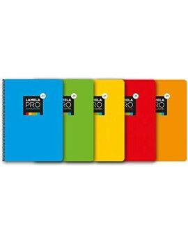 Caderno Lamela Multicolor Din A4 5 Peças 100 Folhas
