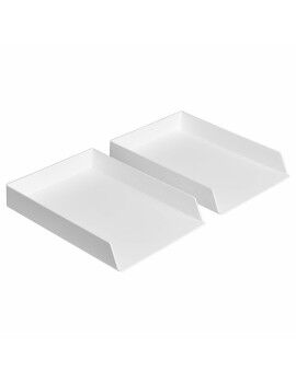 Bandeja de classificação Amazon Basics Branco Plástico 2 Unidades...