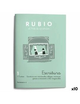 Writing and calligraphy notebook Rubio Nº1 A5 Espanhol 20 Folhas (10 Unidades)