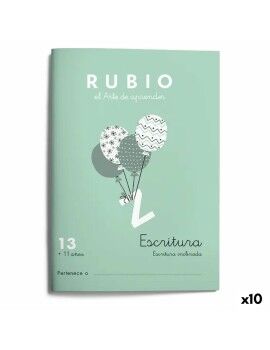 Writing and calligraphy notebook Rubio Nº13 A5 Espanhol 20 Folhas (10 Unidades)