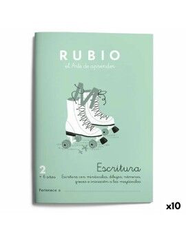 Writing and calligraphy notebook Rubio Nº2 A5 Espanhol 20 Folhas (10 Unidades)