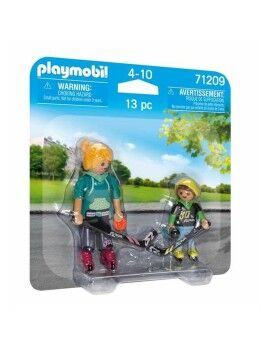 Playset Playmobil 71209 13 Peças Jogador de hóquei Duo