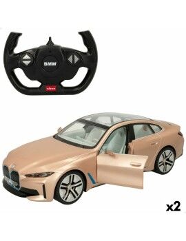 Carro Rádio Controlo BMW i4 Concept 1:14 Dourado (2 Unidades)