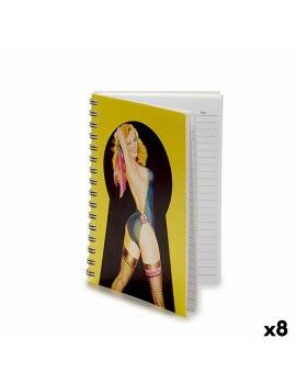 Caderno de Argolas A5 3D (8 Unidades)