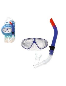 Óculos de Mergulho com Tubo Azul