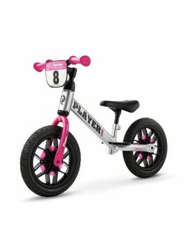 Bicicleta Infantil New Bike Player Luzes Cor de Rosa 10"