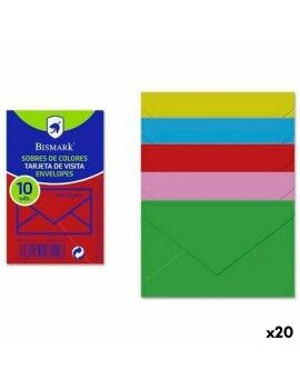 Sobrescritos Bismark Papel Multicolor 7,6 x 12 cm (20 Unidades)
