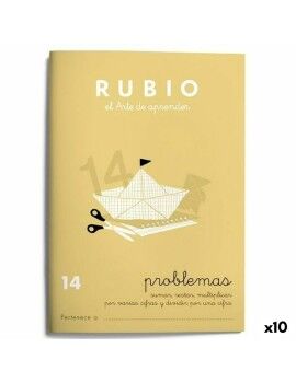 Caderno quadriculado Rubio Nº 14 A5 Espanhol 20 Folhas (10 Unidades)