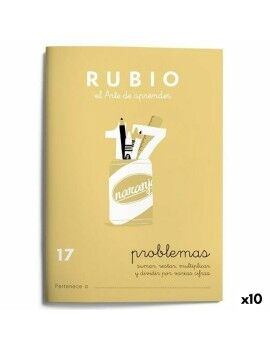 Caderno quadriculado Rubio Nº 17 A5 Espanhol 20 Folhas (10 Unidades)