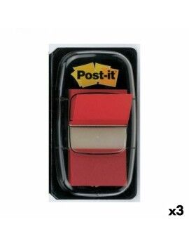 Notas Adesivas Post-it Index 25 x 43 mm Vermelho (3 Unidades)