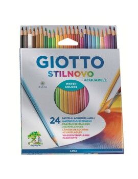 Lápiz de Cor Aquarela Giotto Stilnovo 24 Peças Multicolor