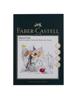 Bloco de desenho Faber-Castell Branco Papel (Recondicionado A)