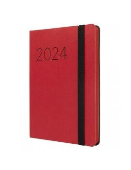 Agenda Finocam Flexi 2024 Vermelho 11,8 x 16,8 cm