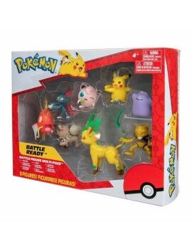 Figuras de Ação Pokémon Pikachu, Sneasel, Magikarp, Abra, Rockruff, Ditto,...